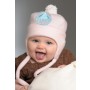 baby hearing protection sound muffling ear loud noise reduction soft sound large pink fleece beanie